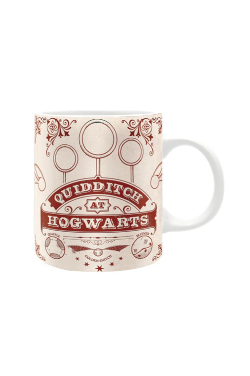 Hogwarts Baskılı Seramik Beyaz Kupa