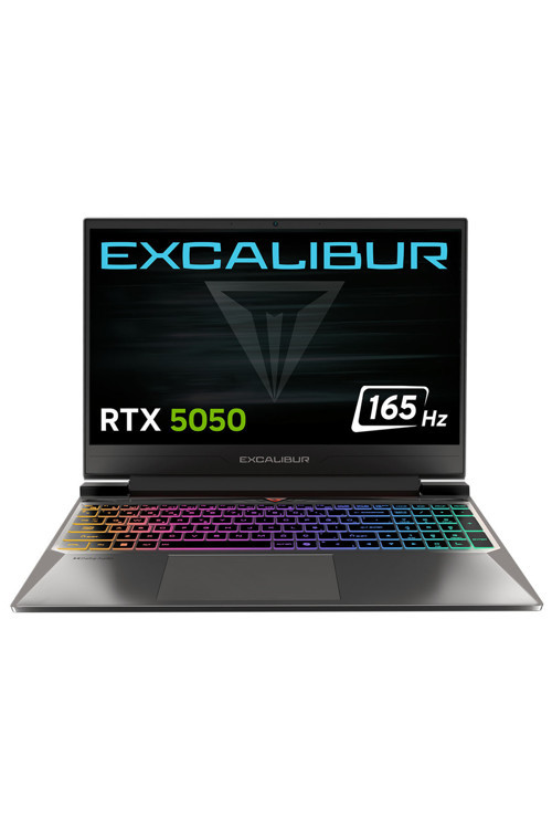 Excalibur G870 i7-13620H 12 GB 500GB RTX5050 165HZ 15.6" Freedos Gaming Laptop G870.1362-AV50X-C