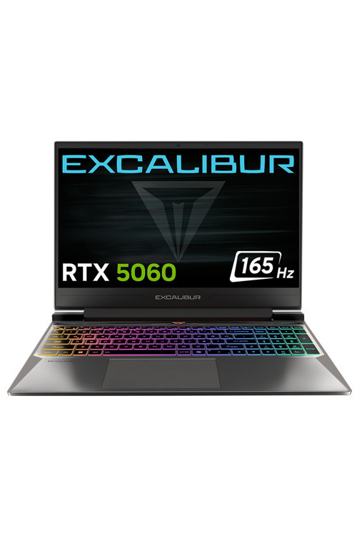 Excalibur G870 i7-13620H 12 GB 1TB RTX5060 165HZ 15.6" Freedos Gaming Laptop G870.1362-AF60X-C