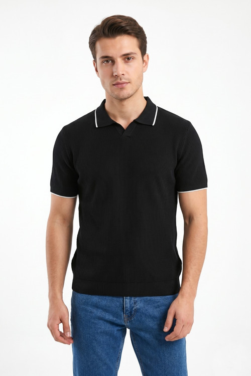 Erkek Spor Polo Yaka Triko Tişört BGL-ST05374