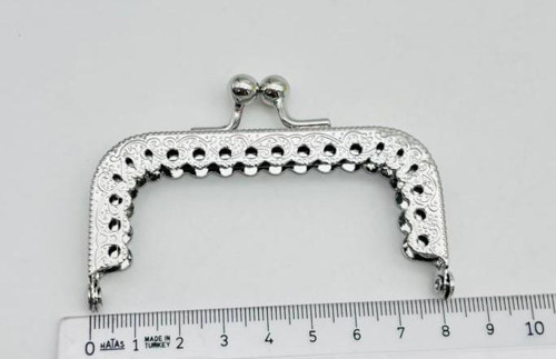 8 Cm Cüzdan Klipsi Gümüş Renk