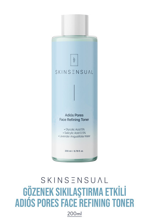 Adiôs Pores Face Refining Toner (glycolic Acid 5%, Salicylic Acid 0.5) Gözeneklere Elveda Tonik