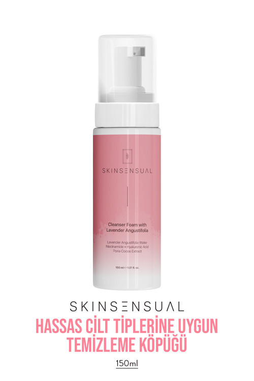 Cleanser Foam With Lavender Angustifolia Niacinamide Hyaluronic Acid Temizleme Köpüğü