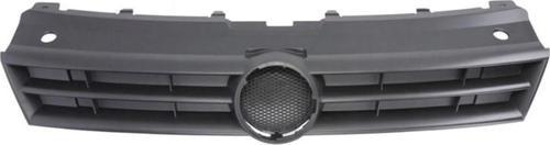 VW Polo 2010-2014 Ön Panjur Kromsuz Siyah Tip 6R0853651B
