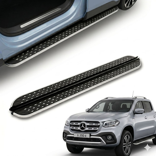 Mercedes x class yan basamak marşbiyel koruma flory 2015+