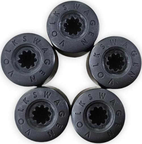 VW Tiguan 2008-2011 Bijon Kapağı Volkswagen Yazılı 5 adet 1K0601173