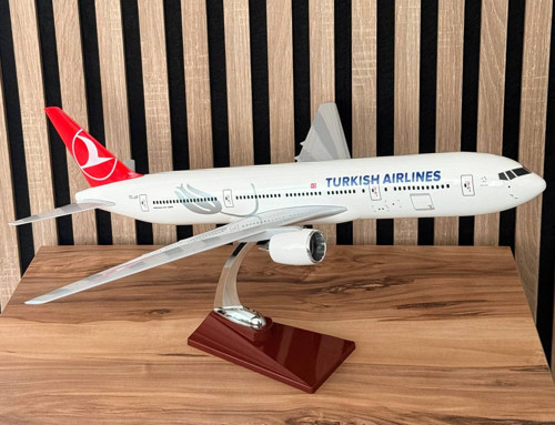 Türk Hava Yolları Özel Seri Metal Koleksiyonluk Uçak Dev Boy Standlı Model