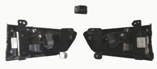 Honda Jazz- 09/11; Sis Lambası Oval Tip Sağ/Sol Set 2 Parça (Tesisat/Çerçeve/Düğmesi İle)Famella (Oe