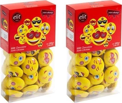 Yılbaşı Mini Emoji Asetat Kutu 200 Gr 2 Adet