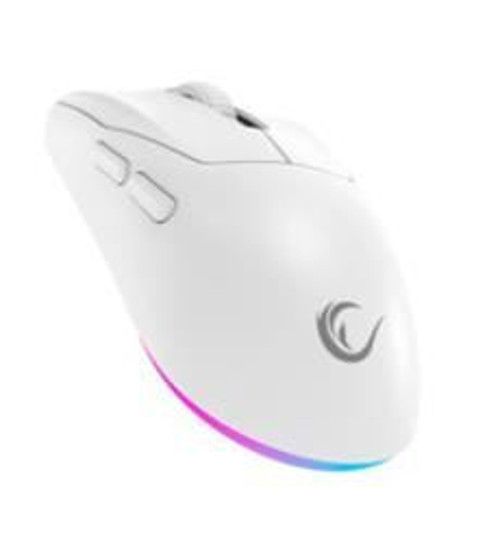 PROTE M5 PRO Kablosuz Beyaz RGB Ledli Şarjlı 26000 DPI 3395 Sensor Gaming Oyuncu Mouse