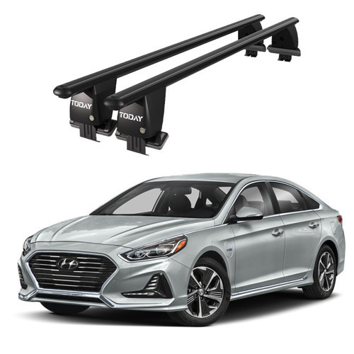 Royal Hyundai Sonata VII (2015-2019) Uyumlu Siyah Ara Atkı Port Bagaj Tavan Barı