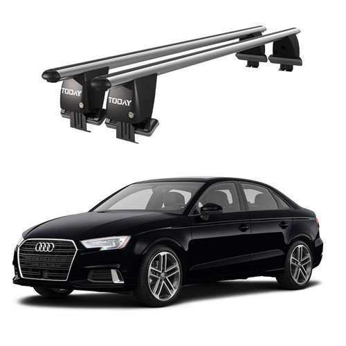 Royal Audi A3/S3 (2013-2019) Uyumlu Gri Kilitli Ara Atkı Port Bagaj Tavan Barı