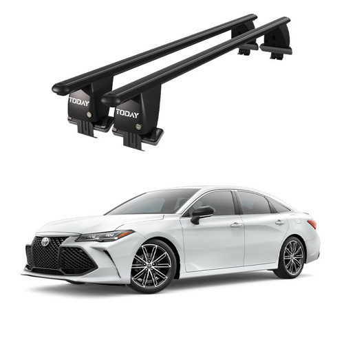 Royal Toyota Avalon (2018 ve Sonrası) Uyumlu Siyah Kilitli Ara Atkı Port Bagaj Tavan Barı