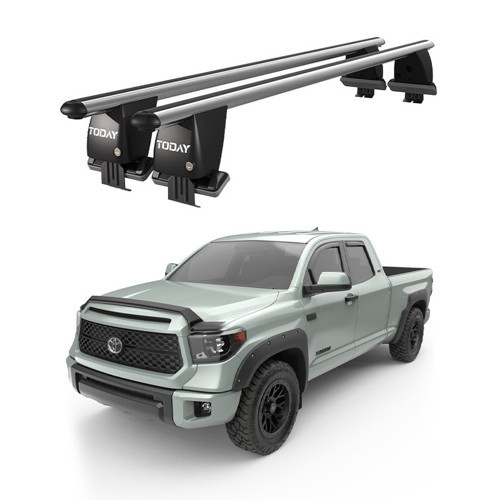 Royal Toyota Tundra (2014 ve Sonrası) Uyumlu Gri Kilitli Ara Atkı Port Bagaj Tavan Barı