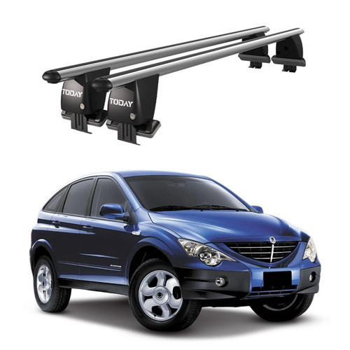 Royal Ssangyong Actyon (2005-2010) Uyumlu Gri Ara Atkı Port Bagaj Tavan Barı