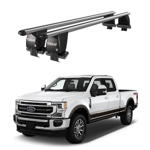 Royal Ford F250 (2015-2020) Uyumlu Gri Kilitli Ara Atkı Port Bagaj Tavan Barı