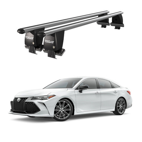 Royal Toyota Avalon (2018 ve Sonrası) Uyumlu Gri Kilitli Ara Atkı Port Bagaj Tavan Barı