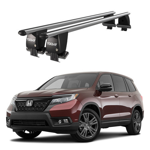 Royal Honda Passport III (2019 ve Sonrası) Uyumlu Gri Kilitli Ara Atkı Port Bagaj Tavan Barı