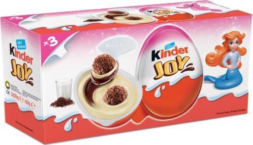 Joy T3 Sürpriz Yumurta 3 Lü Kızlara Özel 3 Adet Oyuncaklı Sürpriz Yumurta