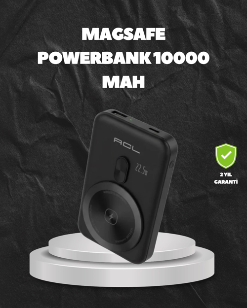 Magsafe Uyumlu Kablosuz Powerbank Taşınabilir Hızlı Şarj