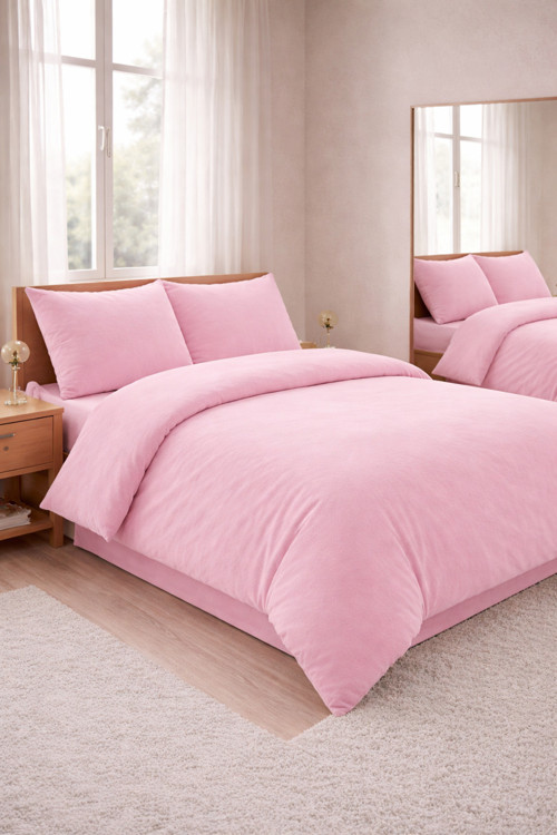 Çift Kişilik 4 Parça Nevresim Takımı Lastikli Çarşaflı Yumuşak Dokulu Konfor Seti 160X200+200X220