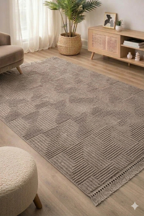 Sisal Ve Kadife Halılar 4M² Ve 6M² Kaymaz Taban