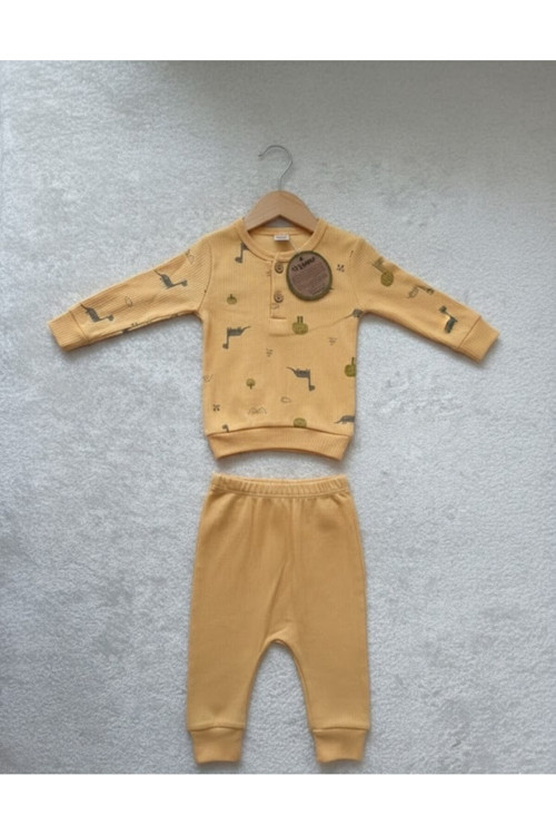 BEBEK DİNOZOR FİGÜRLÜ ALT ÜST TAKIM