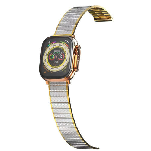 Apple Watch 38Mm Made Metal Kordon (Saat Değildir) - Gümüş-Gold