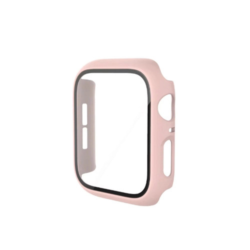 Apple Watch 40Mm Camlı Kasa Ekran Koruyucu - Pembe