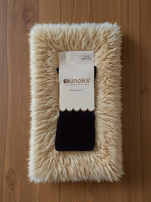 DÜZ RENK DİKİŞSİZ KOTON UNISEX ÇOCUK KÜLOTLU ÇORAP - RYZEÇ020 - Lacivert - 0 - 12 Ay LACİVERT