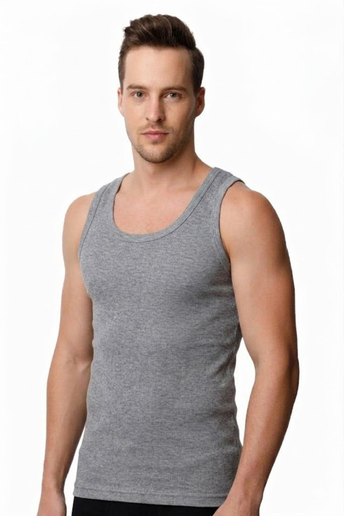 3 Adet Donex Erkek Pamuklu Penye Atlet 1001