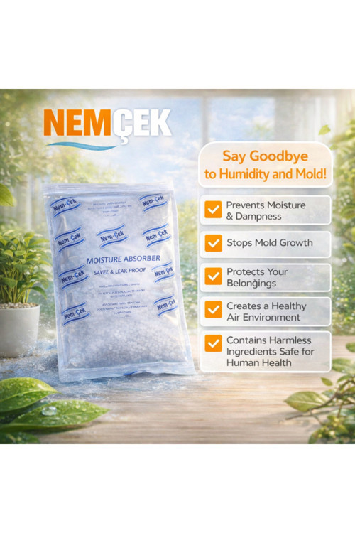 Nemcek Moisture Dampness Corrosion, Vapor Condensation Absorber Remove Preventer (10 Pack) – 2500 Gr