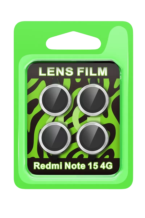 İthalat® Redmi Note 15 4G Raze Metal Kamera Lens - Gümüş