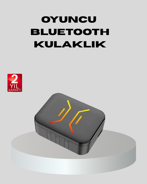 Powerbank’lı Bluetooth 5.3 Kulaklık – Kablolu/Kablosuz Kullanım, Dokunmatik ve Uzun Pil Süre