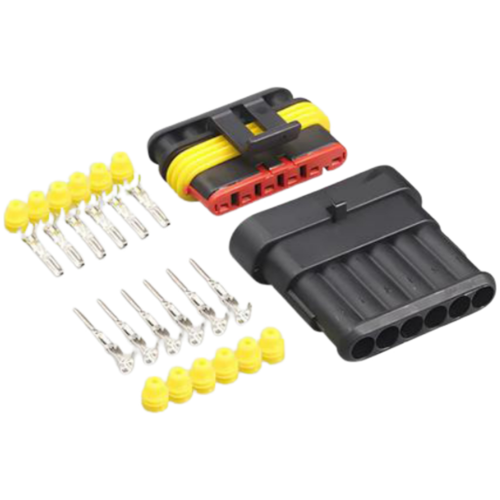 Super Seal Konnektör Takım - Erkek/Dişi (6 Pin)