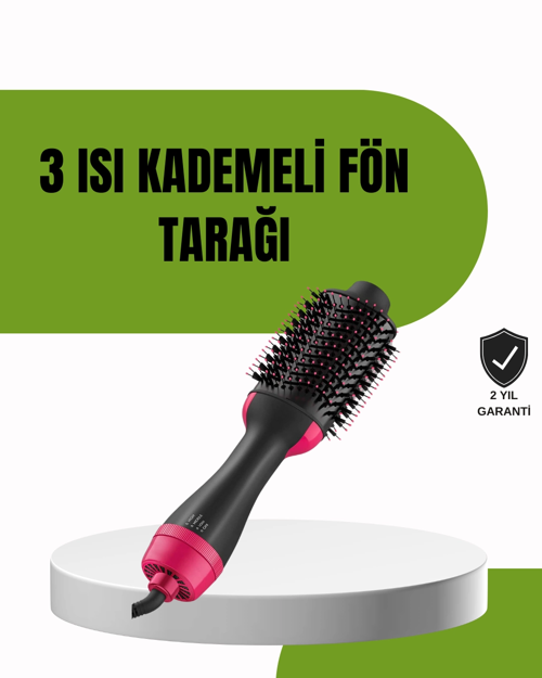 İthalat® Hızlı Kurutma Hacim Veren Elektrikli Saç Fırçası