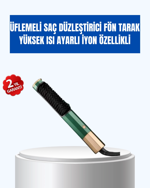 İthalat® Ayarlanabilir Isı Kontrollü Saç Şekillendirme Seti – Tüm Saç Tipleri İçin Uygun