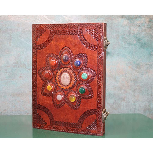 Taşlı Deri Defter
