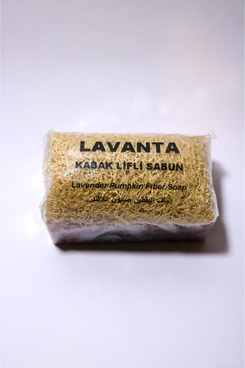 Doğal Kabak Lifli Arındırıcı Lavanta Sabunu