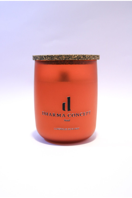 Doğal Tarçın Kokulu Soya Wax Mum, Sakral Çakra, Dekoratif Kavanoz, Ahşap Fitil, Mantar Kapak