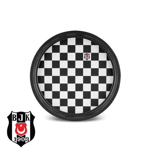 x Beşiktaş Lisanslı Metal Tepsi
