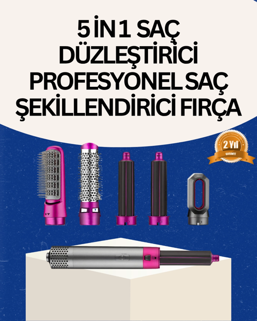 İthalat® Seyahat Boyu Taşınabilir Profesyonel Saç Şekillendirici Set