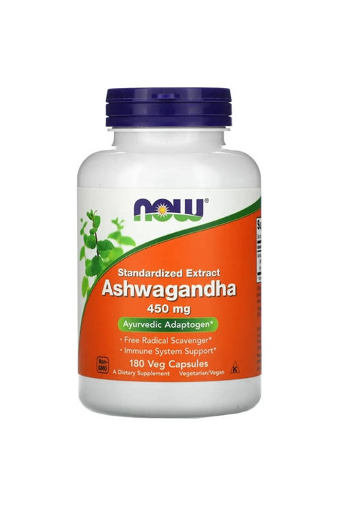 NOW Ashwagandha Extract 450mg / 180 VCaps.