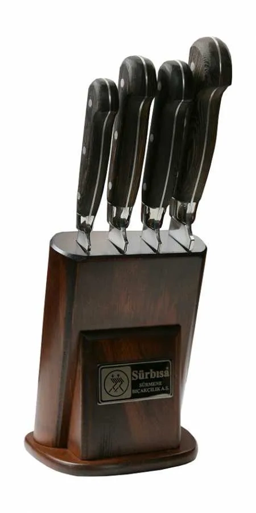 61502ym - Sürmene Yöresel Mutfak Bıçağı Seti - 4 Lü Set