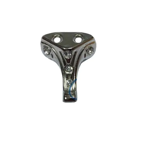 Moda Taşlı Ahşap, Mdf, Sunta Sandık Ayağı, Kutu Ayak 2,5 Cm - Nikel