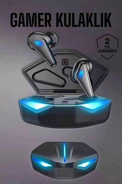 Bluetooth Kulaklığı Led Işıklı Kablosuz Anc Özelliği