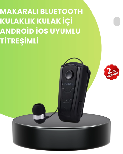 Ergonomik Tasarımlı Fineblue F910 Titreşimli Bluetooth Kulaklık