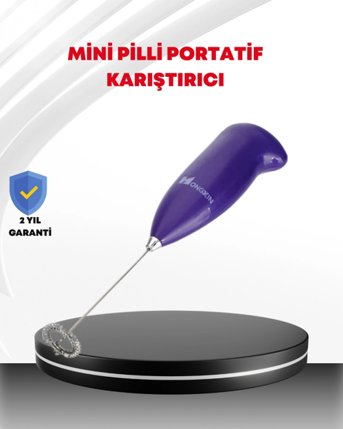 El Tipi Pratik Mikser – Kahve, Süt, Bebek Maması Ve Yumurta Çırpıcı