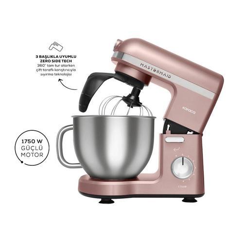 Mastermaid Chef Pro Çift Kollu Hamur Yoğurma Makinesi Rosegold 1750 W 5L