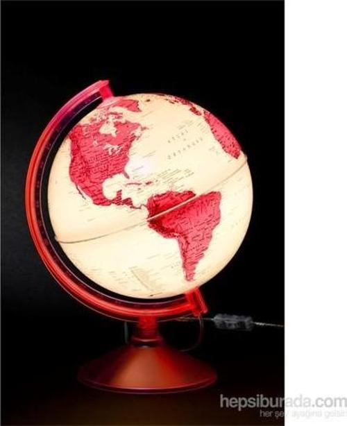 26 Cm Işıklı Dünya Küresi (Mor/Pembe) 46251